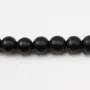 Onyx noir matte, ronde, 10mm x 40cm
