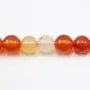 Cornaline Ronde 16mm x 40cm