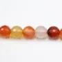 Cornelian Faceted Round 10mm x 40cm