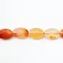 Cornelian Faceted Oval 10x14mm x 40cm
