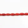 Red colored  Keg sea bamboo 3x7mm x 40cm
