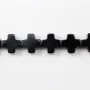 Black Onyx Cross 10mm - Multiple Beads