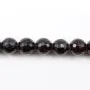 Grenat Rond Facette 12mm x 40cm