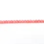 Colored Orange Round Sea Bamboo 3mm x 40cm 