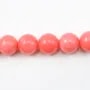 Bambou mer teinté orange Rond 10mm x 40cm 