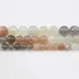 Pierre Lune Multicolore Ronde 8mm x 40cm