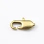 Fermoir mousqueton en laiton brut 5x12mm x 1pc