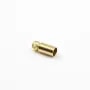 Embouts pour cordon 4mm en laiton brut x100pcs