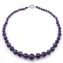 Collier en amethyste
