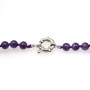 Collier en amethyste