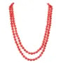 Sautoir Ombeline Bamboo Mer Teinte Rouge