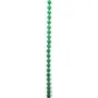 Sautoir en agate verte 10mm  90cm