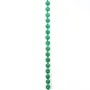 Sautoir agate vert  ronde 8.5mm 130cm 