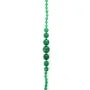 Sautoir agate vert  140cm 