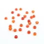 Cabochon cornaline ronde 4mm x 4pcs