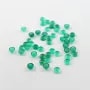Cabochon agate vert ronde 4mm x 4pcs