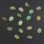 Cabochon opale ethiopian ovale 4x6mm x 1pc