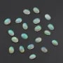 Cabochon opale ethiopian ovale 4x6mm x 1pc