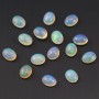 Cabochon opal ethiopian round 7x9mm x 1pc