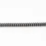 Hématite rondelle 2x4mm x 40cm 