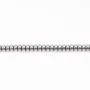 Hématite argenté rondelle 2x4mm x 20pcs