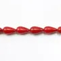 Bambou mer teinte rouge Goutte 2x6mm x 40cm