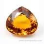 Citrine Coeur 34 x 31mm 107.09CTS