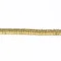 Hématite dorée carré lamelle 1x4mm x 40cm 
