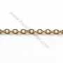 Chaîne ovale doré 1x1.5mm x 1M