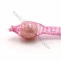 Résille tubulaire 6mm rose x 91.4cm