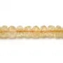 Citrine Rondelle Facette 5x8mm x 40cm