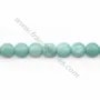 Amazonite flat round 8mm x 8 pcs