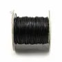 Fil en cuir noir 1.0mm x 1m