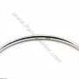 Bracelet jonc flexible 56mm en argent 925 x 1pc