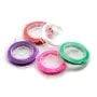 Fil de fibre élastique, couleur mixte, 0.6mm x 10m 