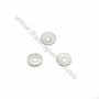 925 Silver Disc 4mm x10pc