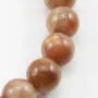 Bracelet Samara Pierre Soleil Boule Ronde 10 MM