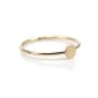 Stacking Ring w/Peg Gold Filled , peg 0.6mm x 1pc