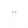Gold Filled ear studs with a jump ring 3mm x 2pcs
