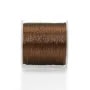 Fil polyester de couleur marron, pailleté, 0.3mm x 150m
