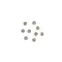 Coupelle en métal de couleur bronze, en forme de fleur, 6mm x 40pcs
