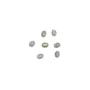 Cabochon de labradorite, de forme ovale, 6 * 8mm x 4pcs