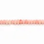 Colored Orange Rondelle Sea Bamboo 2x5mm x 40cm 