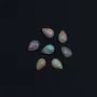 Cabochon opale ethiopian goutte 6x9mm x 1pc