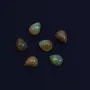 Cabochon opale ethiopian goutte 8x10mm x 1pc