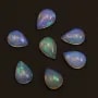Cabochon opale ethiopian goutte 10x14mm x 1pc