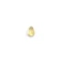 Pendentif en citrine, de forme goutte facette x 1pc