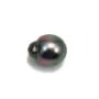 Perle de culture de Tahiti de forme semi-ronde 12-13mm x 1pc