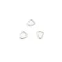Anneaux triangulaires ouverts en argent 5x0,6mm x 20pcs