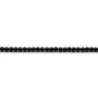 Agate noir matte ronde 2mm x 40cm